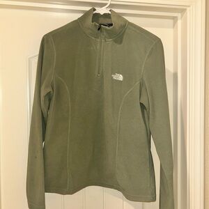 The North Face Olive Fleece Jacket